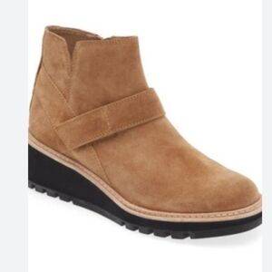 Eileen Fisher Platform Wedge Bootie in Savana ...Size 10